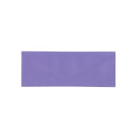 3.15 x 8.46 " Clariana Purple 80lb Gummed V Flap Wallet Envelopes